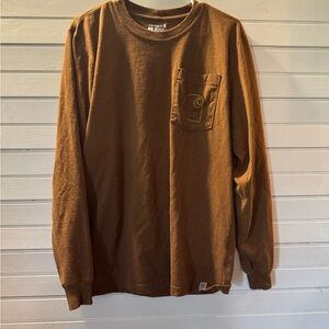 Carhartt Men's Chestnut Long Sleeve Tee